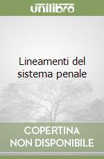 Lineamenti del sistema penale libro