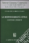 La responsabilità civile. Strutture e funzioni libro