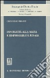 Contiguità alla mafia e responsabilità penale libro di Visconti Costantino