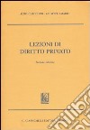 Lezioni di diritto privato libro