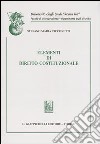 Elementi di diritto costituzionale libro di Cicconetti Stefano Maria