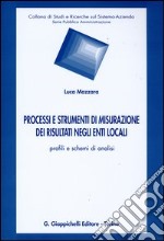 Processi e strumenti di misurazione dei risultati negli enti locali. Profili e schemi di analisi