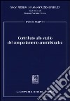 Contributo allo studio del comportamento amministrativo libro