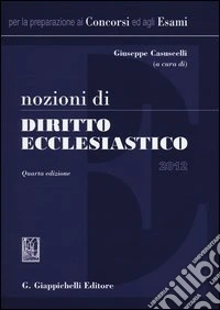 Nozioni di diritto ecclesiastico libro