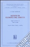 Lezioni di filosofia del diritto libro di Perticone Giacomo