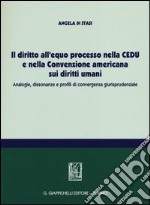 Il diritto all'equo processo nella CEDU e nella convenzione americana sui diritti umani. Analogie, dissonanze e profili di convergenza giurisprudenziale libro