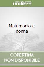 Matrimonio e donna