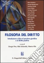 Filosofia del diritto. Introduzione critica al pensiero giuridico e al diritto positivo libro