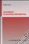 Argomenti di giustizia distributiva libro