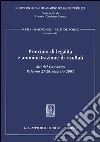 Principio di legalità e amministrazione di risultati. Atti del Convegno (Palermo, 27-28 febbraio 2003) libro