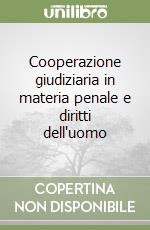 Cooperazione giudiziaria in materia penale e diritti dell'uomo libro