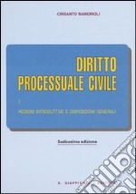 Diritto processuale civile (1) libro