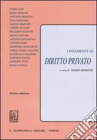 Lineamenti di diritto privato libro