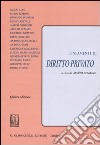 Lineamenti di diritto privato libro