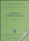 Lezioni di diritto privato libro