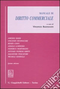 Manuale di diritto commerciale libro