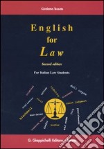 English for Law. For Italian Law students libro