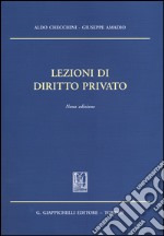 Lezioni di diritto privato libro