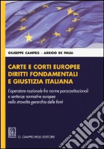 Carte e corti europee, diritti fondamentali e giustizia italiana. L'operatore nazionale fra norme paracostituzionali e sentenze normative europee... libro