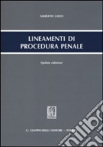 Lineamenti di procedura penale libro