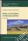 Beni culturali e paesaggistici libro