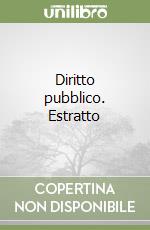 Diritto pubblico. Estratto libro