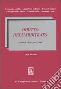 Diritto dell'arbitrato libro