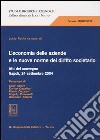 L'economia delle aziende e le nuove norme del diritto societario. Atti del convegno (Napoli, 24 settembre 2004) libro