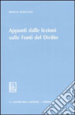 Appunti dalle lezioni sulle fonti del diritto libro