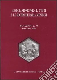 Associazione per gli studi e le ricerche parlamentari (15) libro