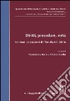 Diritti, procedure, virtù. Seminari catanzaresi di filosofia del diritto libro