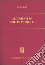 Argomenti di diritto pubblico libro