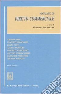 Manuale di diritto commerciale libro