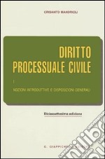 Diritto processuale civile (1) libro usato