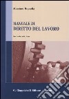 Manuale di diritto del lavoro. Mercato del lavoro e rapporti di lavoro libro