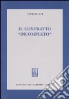 Il contratto «incompleto» libro