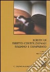 Scritti di diritto costituzionale italiano e comparato libro