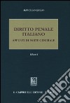 Diritto penale italiano. Appunti di parte generale. Vol. 1 libro