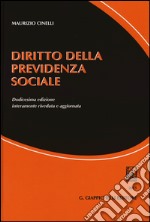 Diritto della previdenza sociale libro