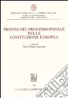 Profili del processo penale nella Costituzione europea libro