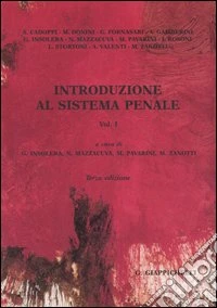 Introduzione al sistema penale (1) libro
