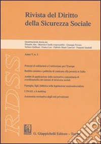RDSS. Rivista del diritto della sicurezza sociale (2005) (3) libro