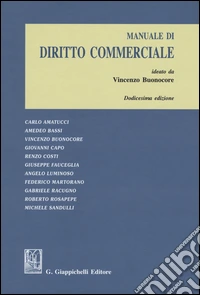 Manuale di diritto commerciale libro