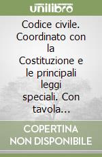 Codice civile. Coordinato con la Costituzione e le principali leggi speciali. Con tavola sinottica. Aggiornato al 24 luglio 1996...