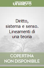 Diritto, sistema e senso. Lineamenti di una teoria libro