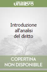 Introduzione all'analisi del diritto libro