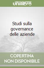 Studi sulla governance delle aziende