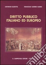 Diritto pubblico italiano ed europeo libro