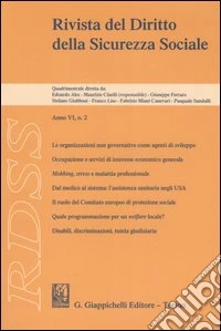 RDSS. Rivista del diritto della sicurezza sociale (2006) (2) libro