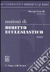 Nozioni di diritto ecclesiastico libro